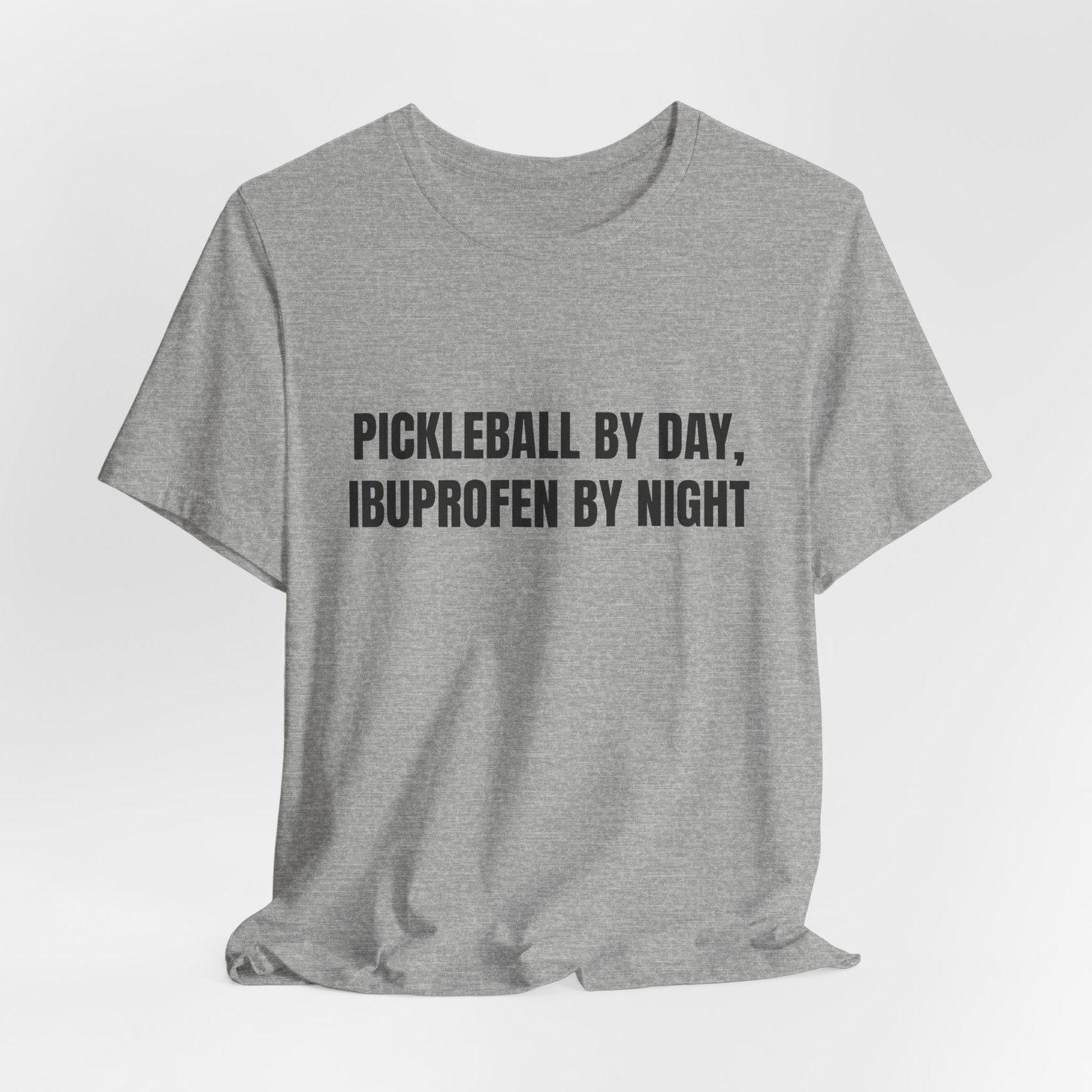 Pickleball By Day, Ibuprofen By Night Funny Graphic T-Shirt - Image 12