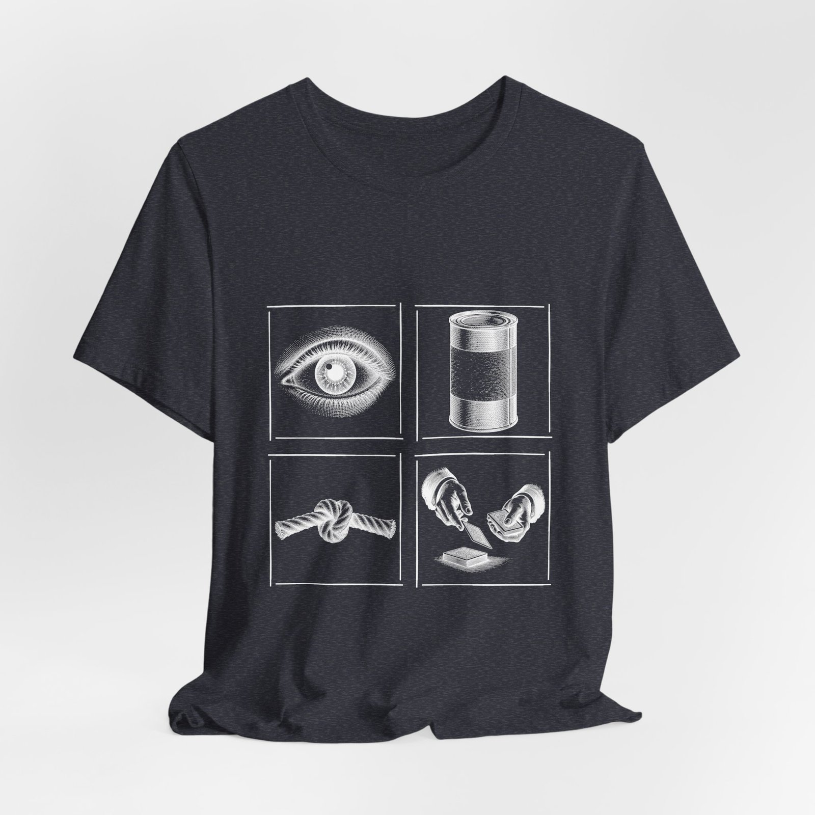 I Cannot Deal Rebus Tee, Four Pictures One Phrase - Image 16