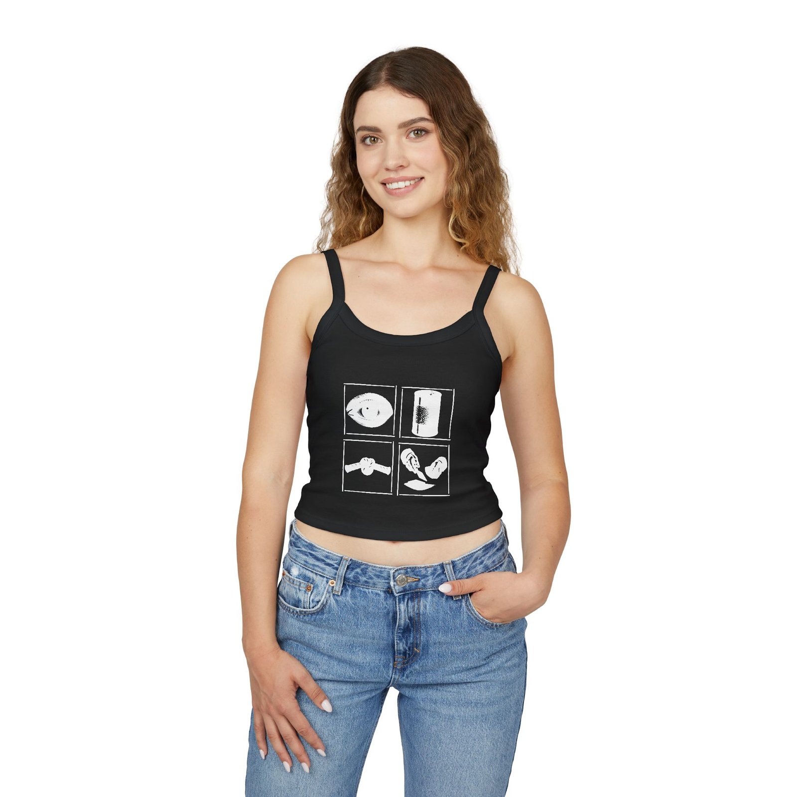 I Cannot Deal Funny Women's Spaghetti Strap Tank - Image 7