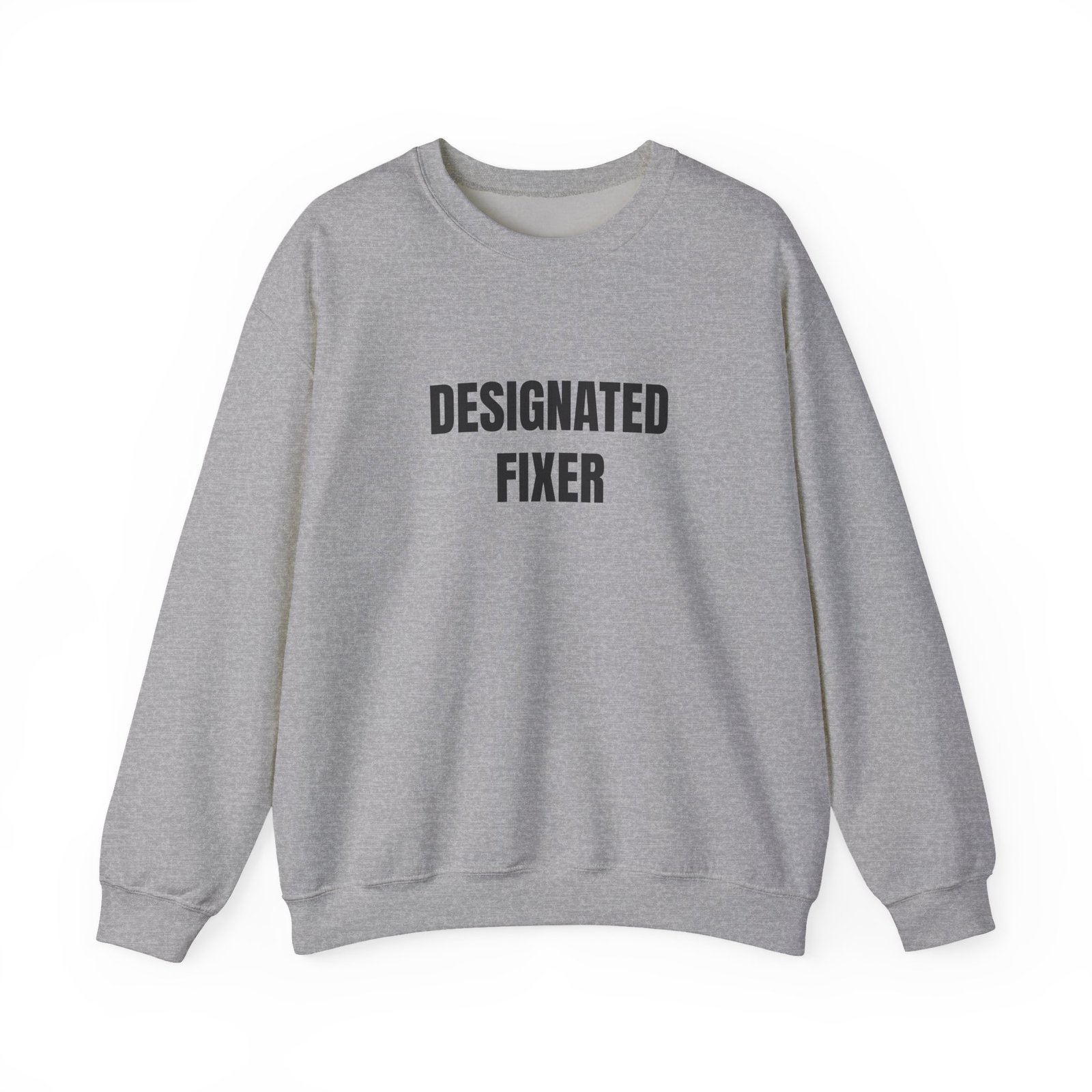 Designated Fixer Funny Crewneck Sweatshirt - Image 9