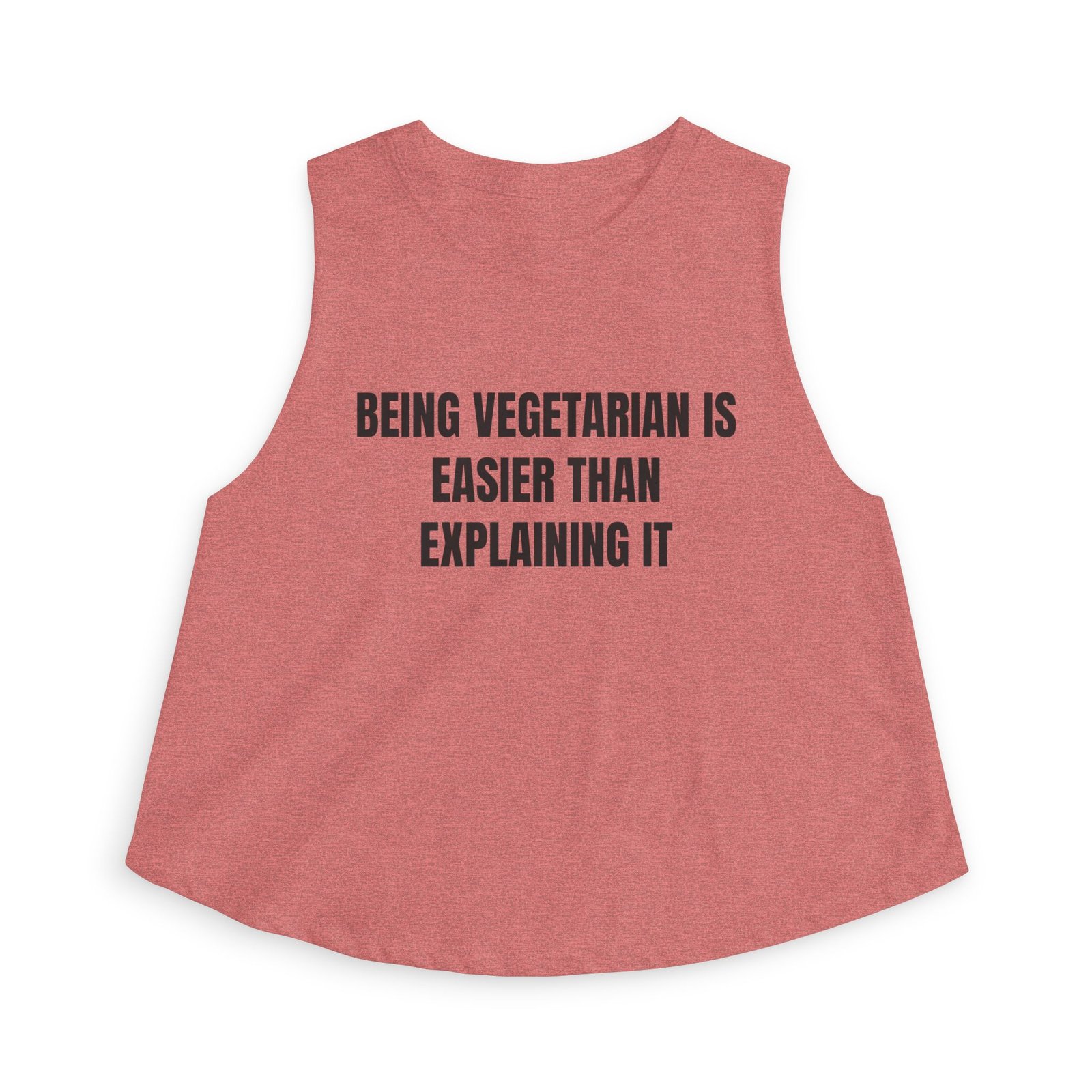 Being Vegetarian Is Easier Than Explaining It Funny Women's Crop Top - Image 5