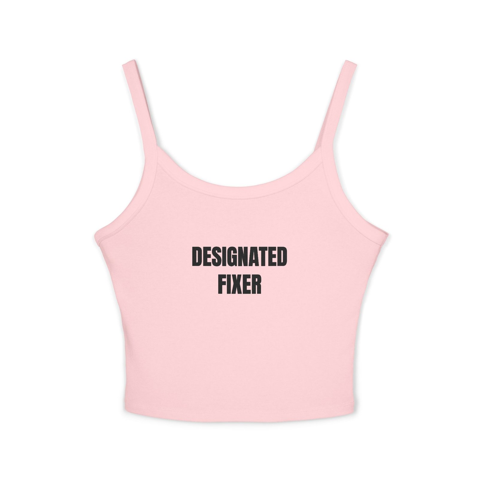 Designated Fixer Funny Women's Spaghetti Strap Tank - Image 13