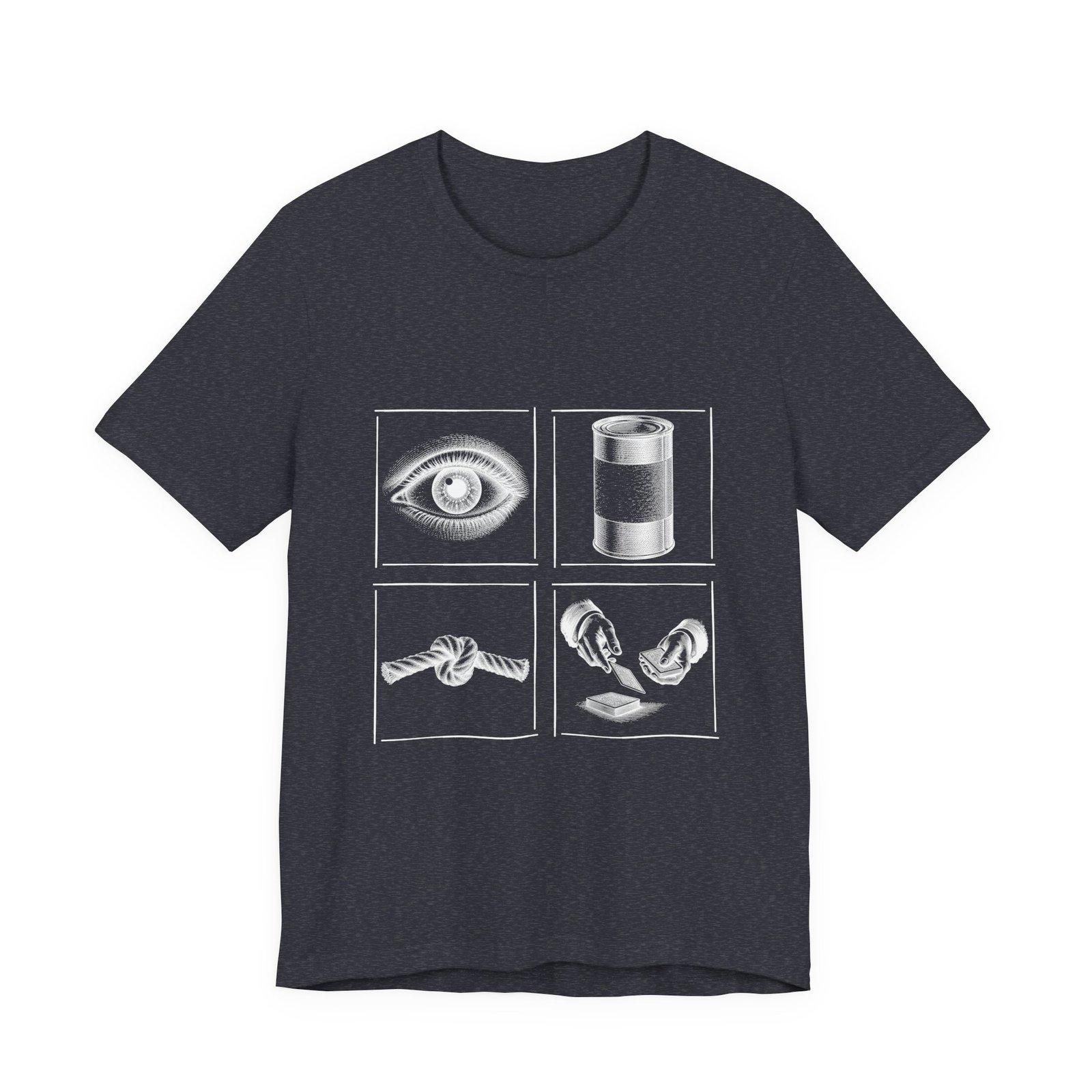I Cannot Deal Rebus Tee, Four Pictures One Phrase - Image 13