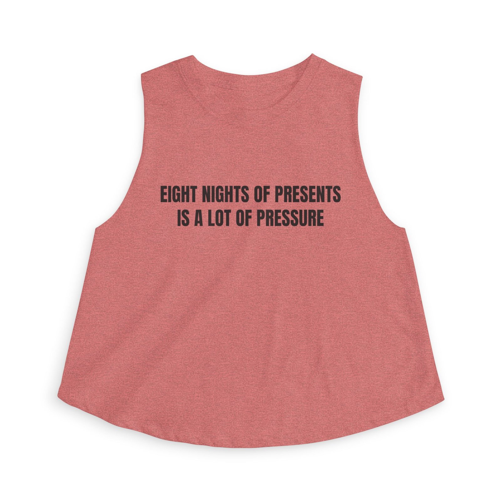 Eight Nights Of Presents Is A Lot Of Pressure Funny Hanukkah Women's Crop Top - Image 5