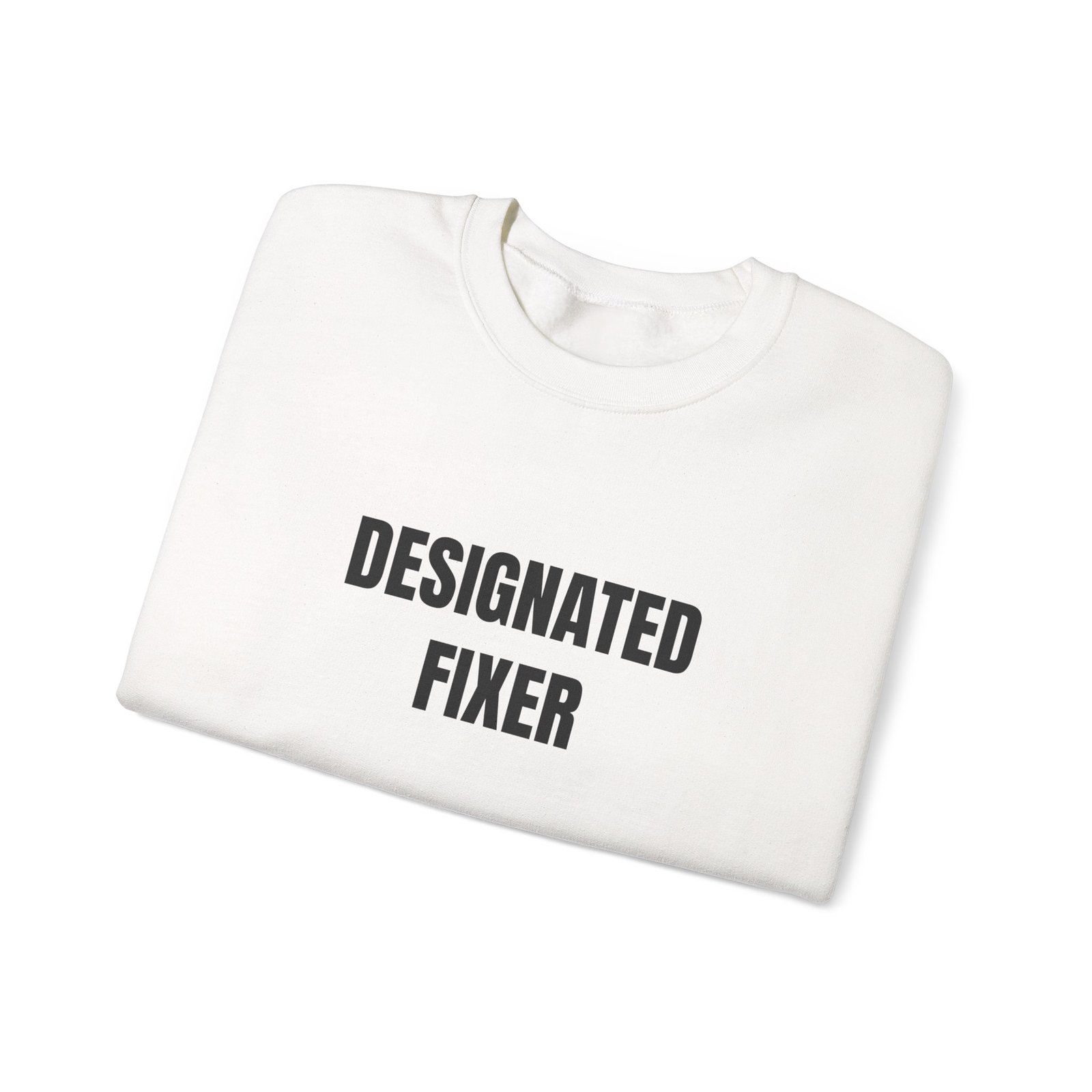 Designated Fixer Funny Crewneck Sweatshirt - Image 3