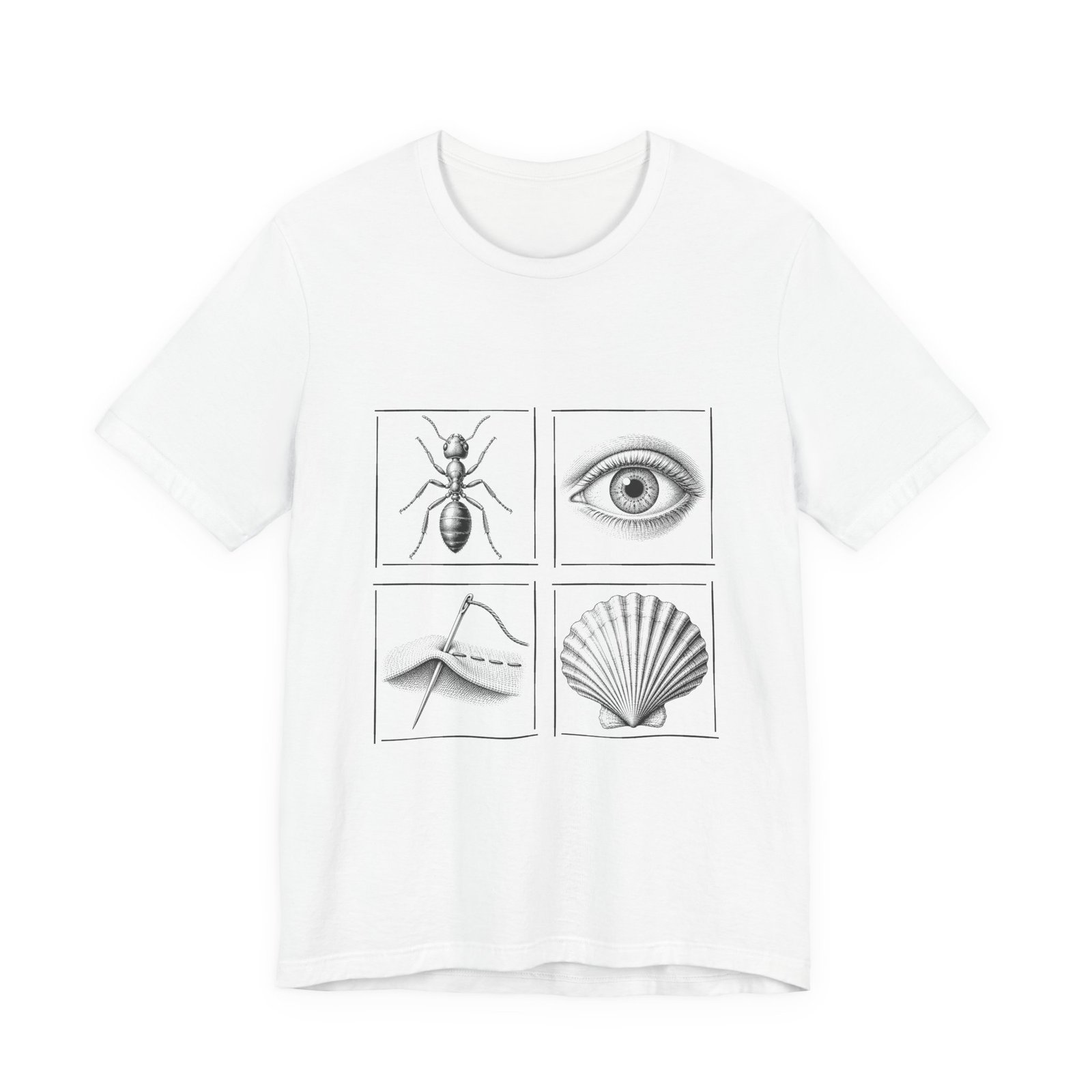 Antisocial Rebus Tee, Four Pictures One Phrase