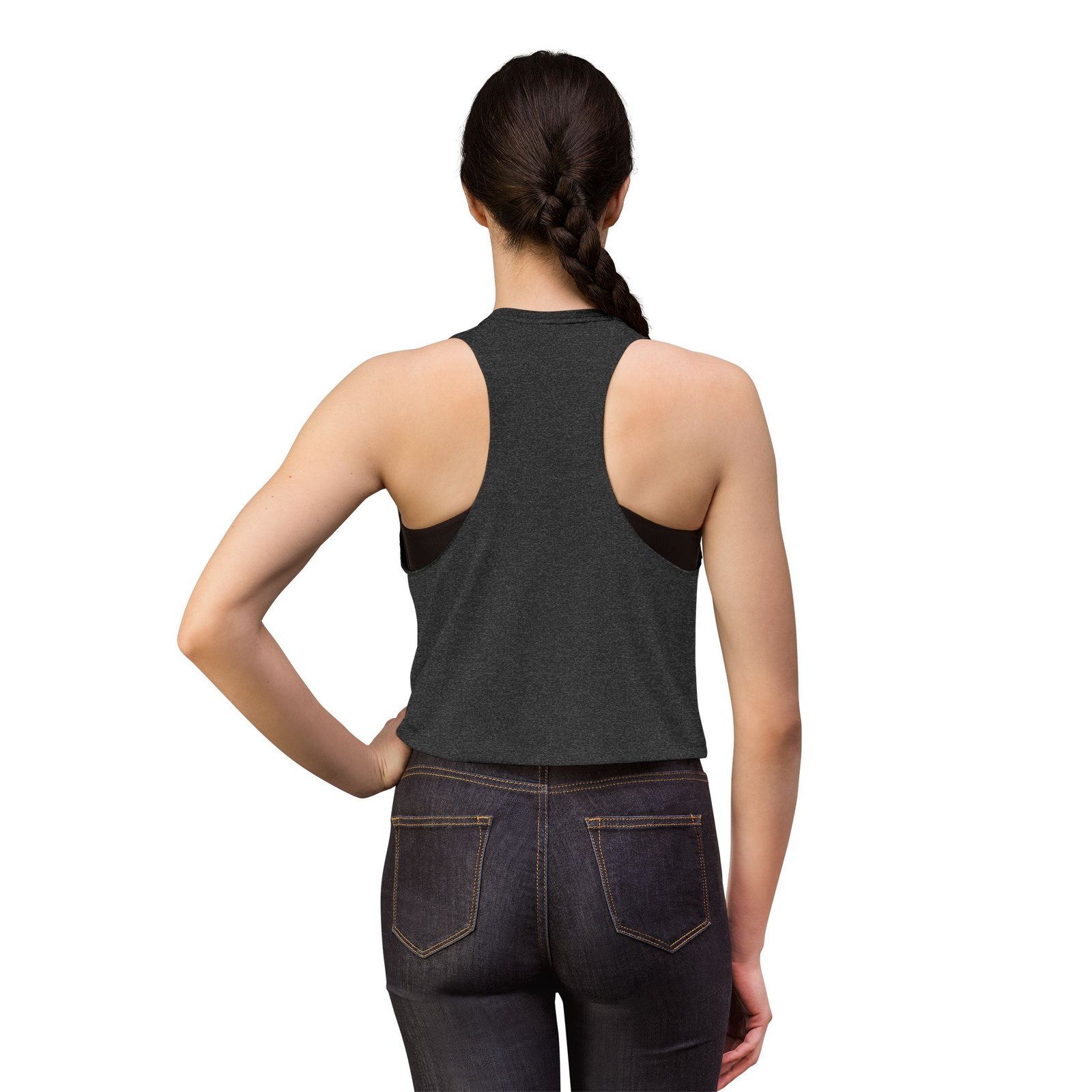 Being Vegetarian Is Easier Than Explaining It Funny Women's Crop Top - Image 16