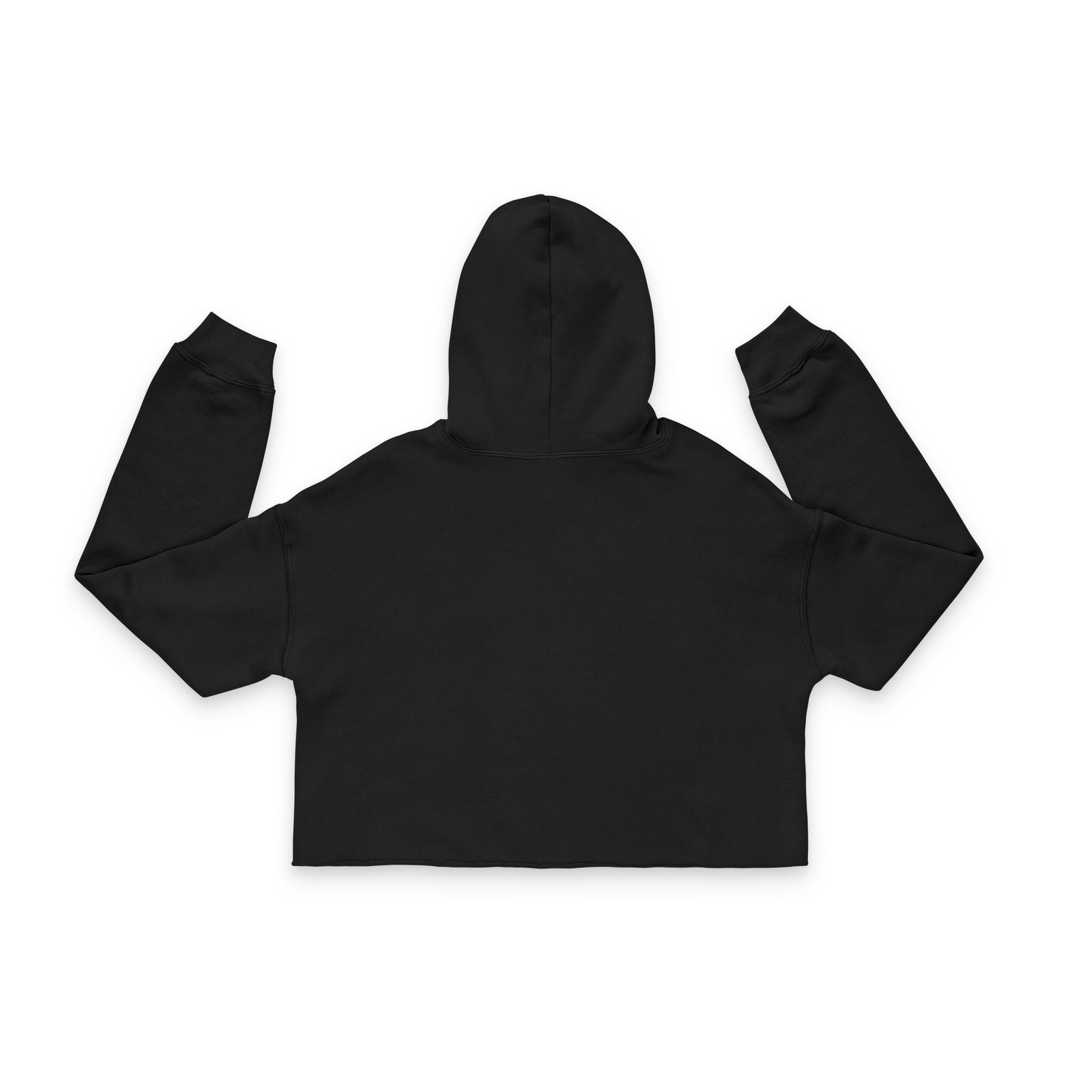 Cold Pizza Is A Valid Breakfast Choice Funny Women's Cropped Hoodie - Image 2