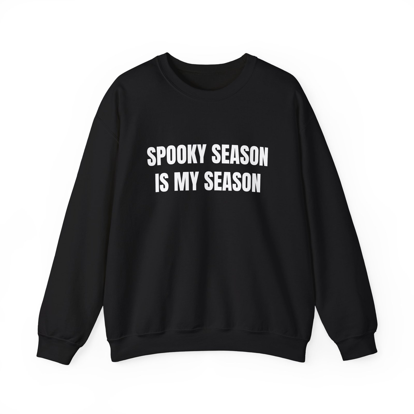 Spooky Season Is My Season Funny Halloween Crewneck Sweatshirt