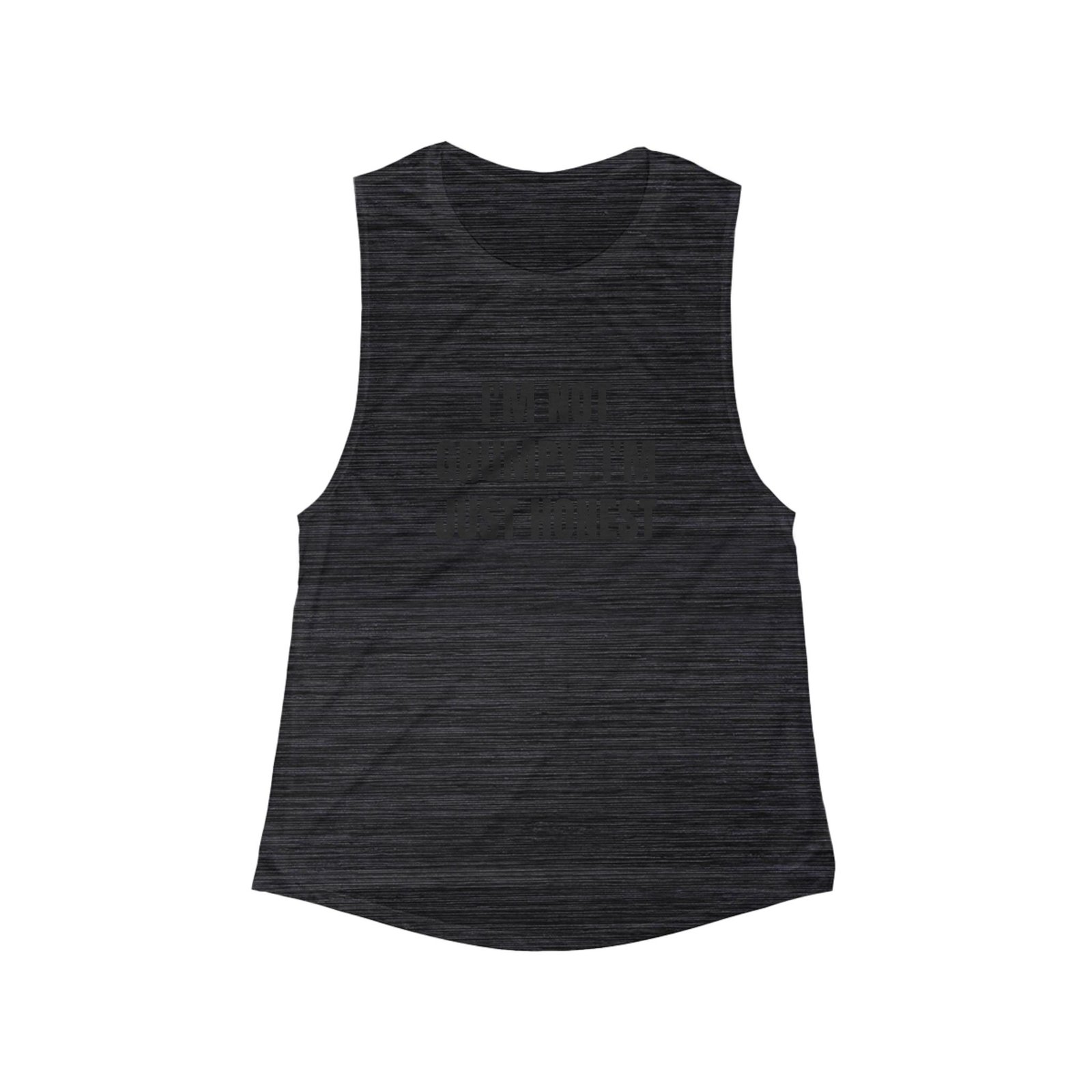 I'm Not Grumpy, I'm Just Honest Funny Women's Flowy Muscle Tank - Image 5