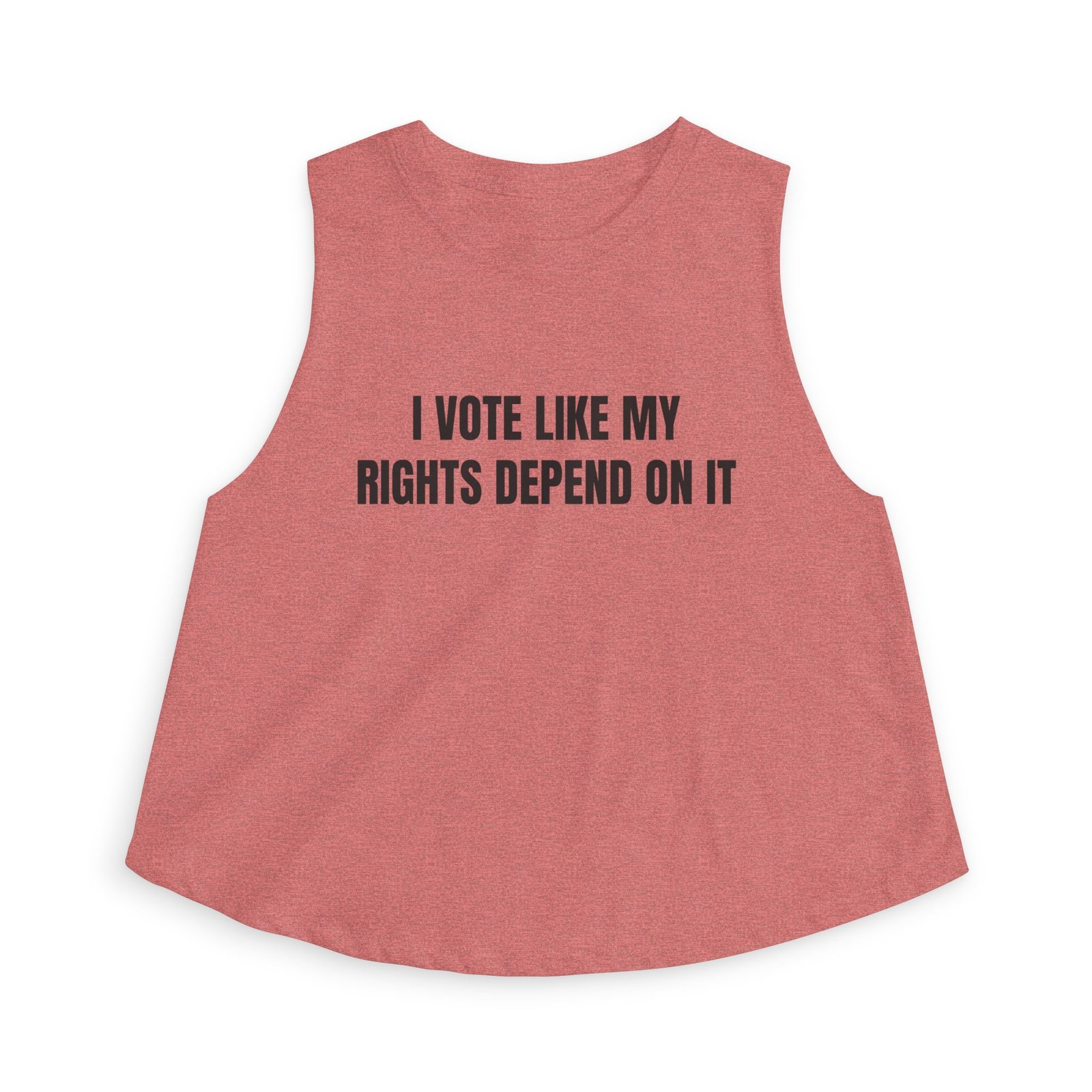 I Vote Like My Rights Depend On It Funny Women's Crop Top - Image 5