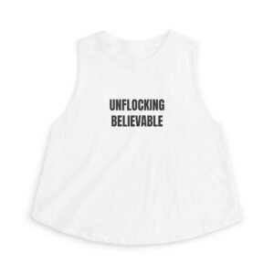 Unflocking Believable Funny Women's Crop Top