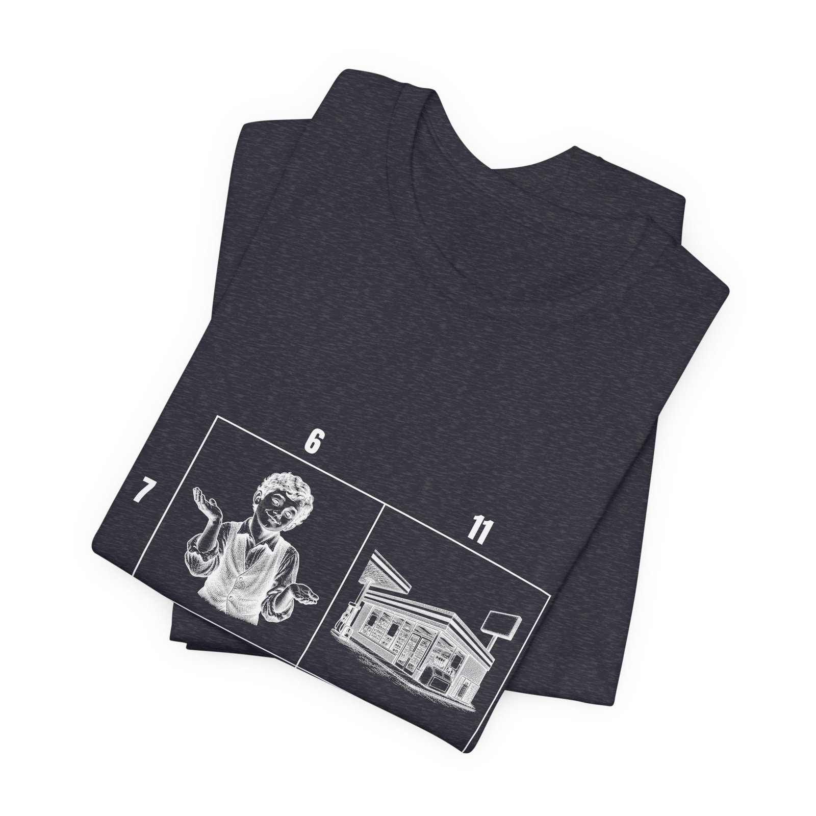 The Number Grid Funny Graphic T-Shirt - Image 15