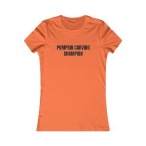 Pumpkin Carving Champion Funny Halloween Women's Tee