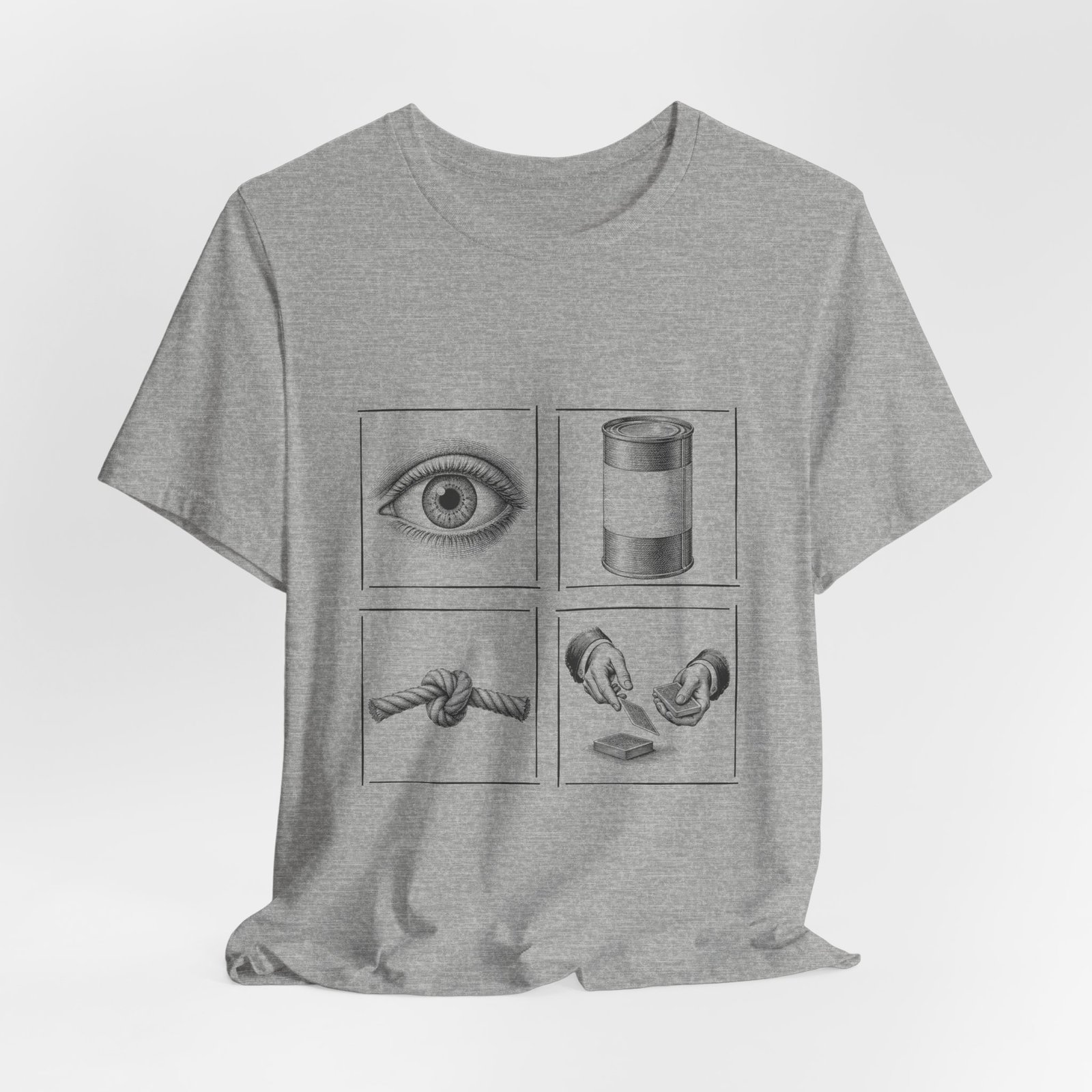 I Cannot Deal Rebus Tee, Four Pictures One Phrase - Image 12