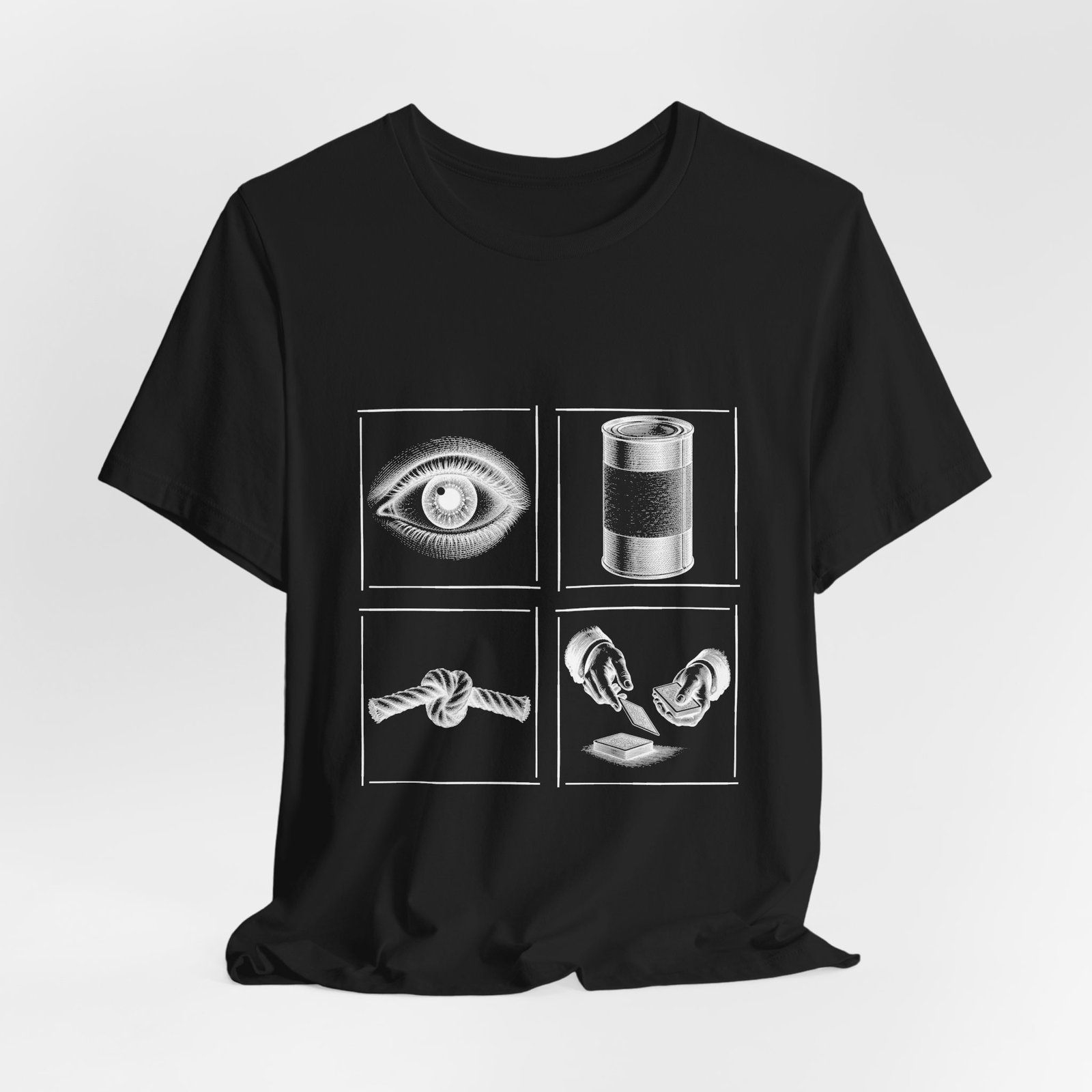 I Cannot Deal Rebus Tee, Four Pictures One Phrase - Image 8