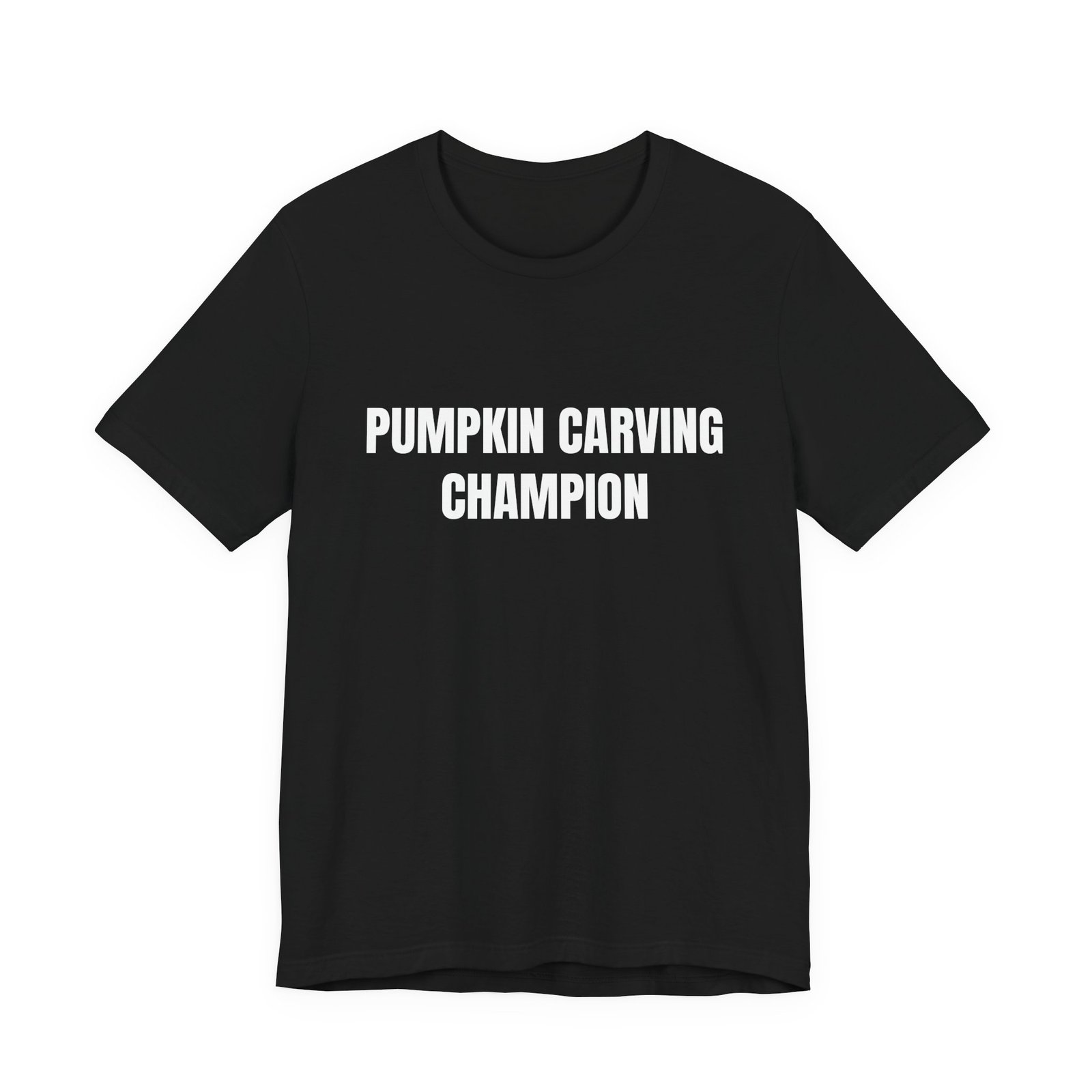 Pumpkin Carving Champion Funny Halloween Graphic T-Shirt - Image 5