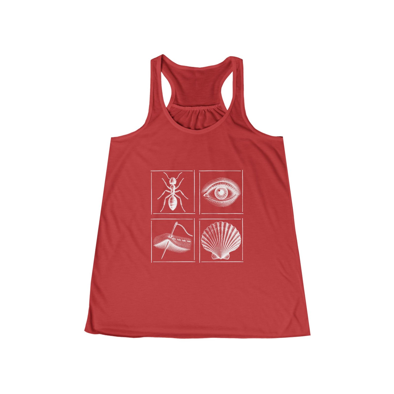 Antisocial Funny Women's Flowy Racerback Tank - Image 9