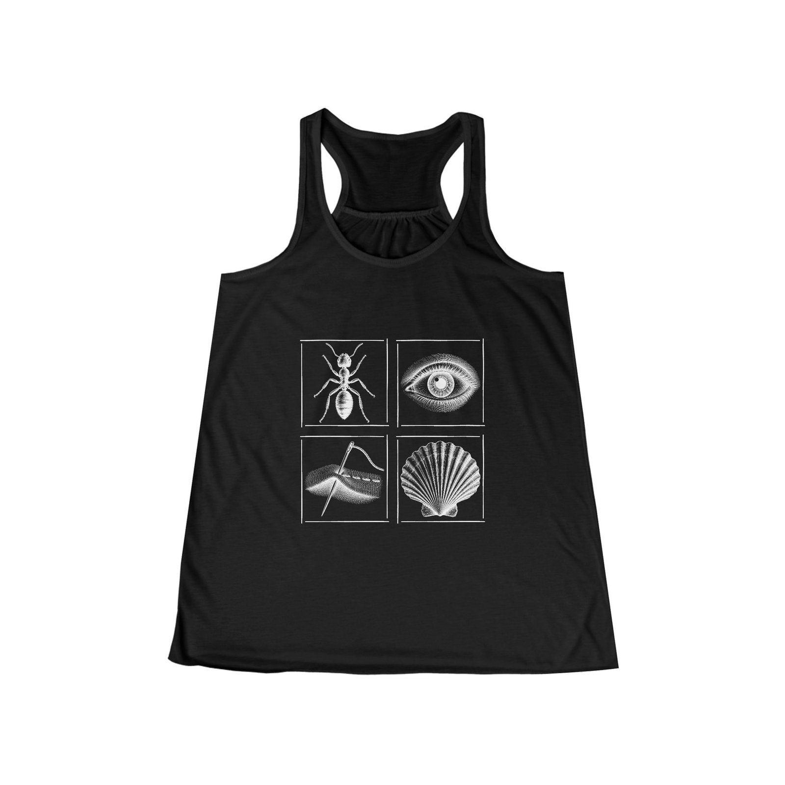 Antisocial Funny Women's Flowy Racerback Tank - Image 3