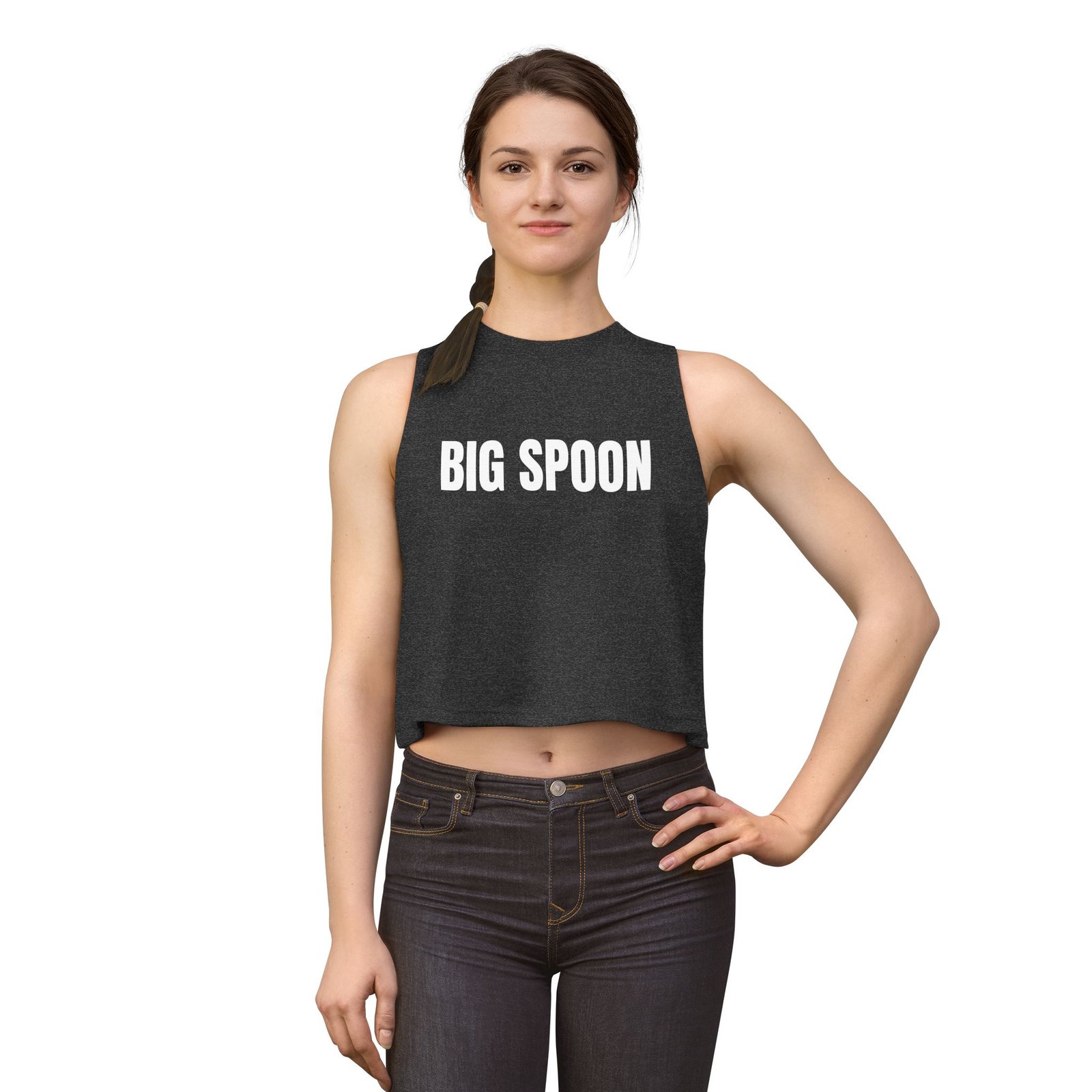 Big Spoon Funny Women's Crop Top - Image 15