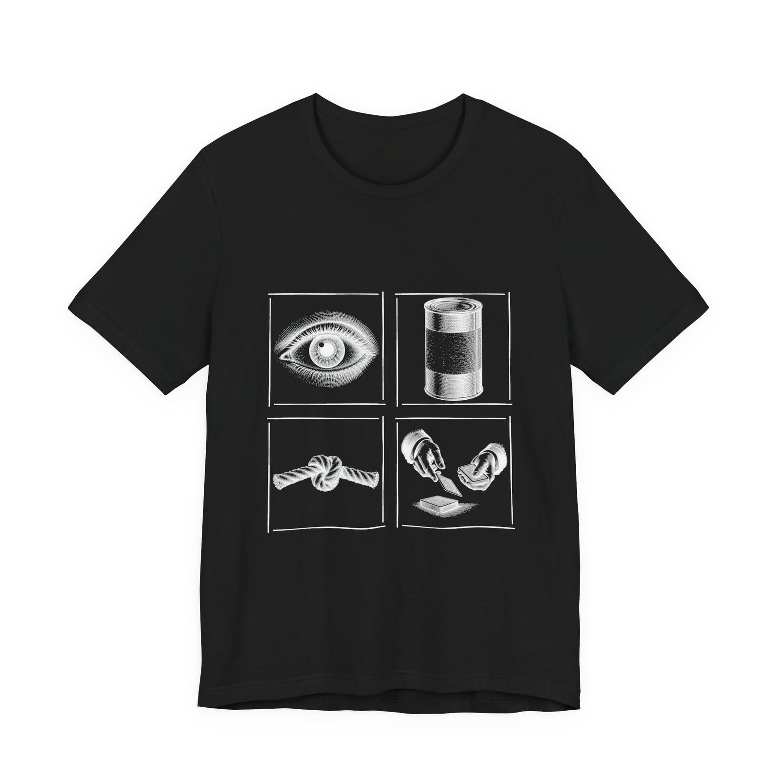 I Cannot Deal Rebus Tee, Four Pictures One Phrase - Image 5