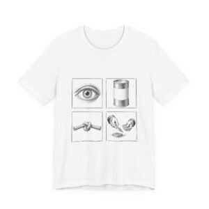 I Cannot Deal Rebus Tee, Four Pictures One Phrase