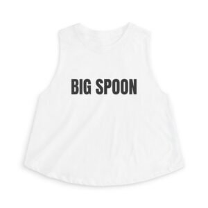 Big Spoon Funny Women's Crop Top
