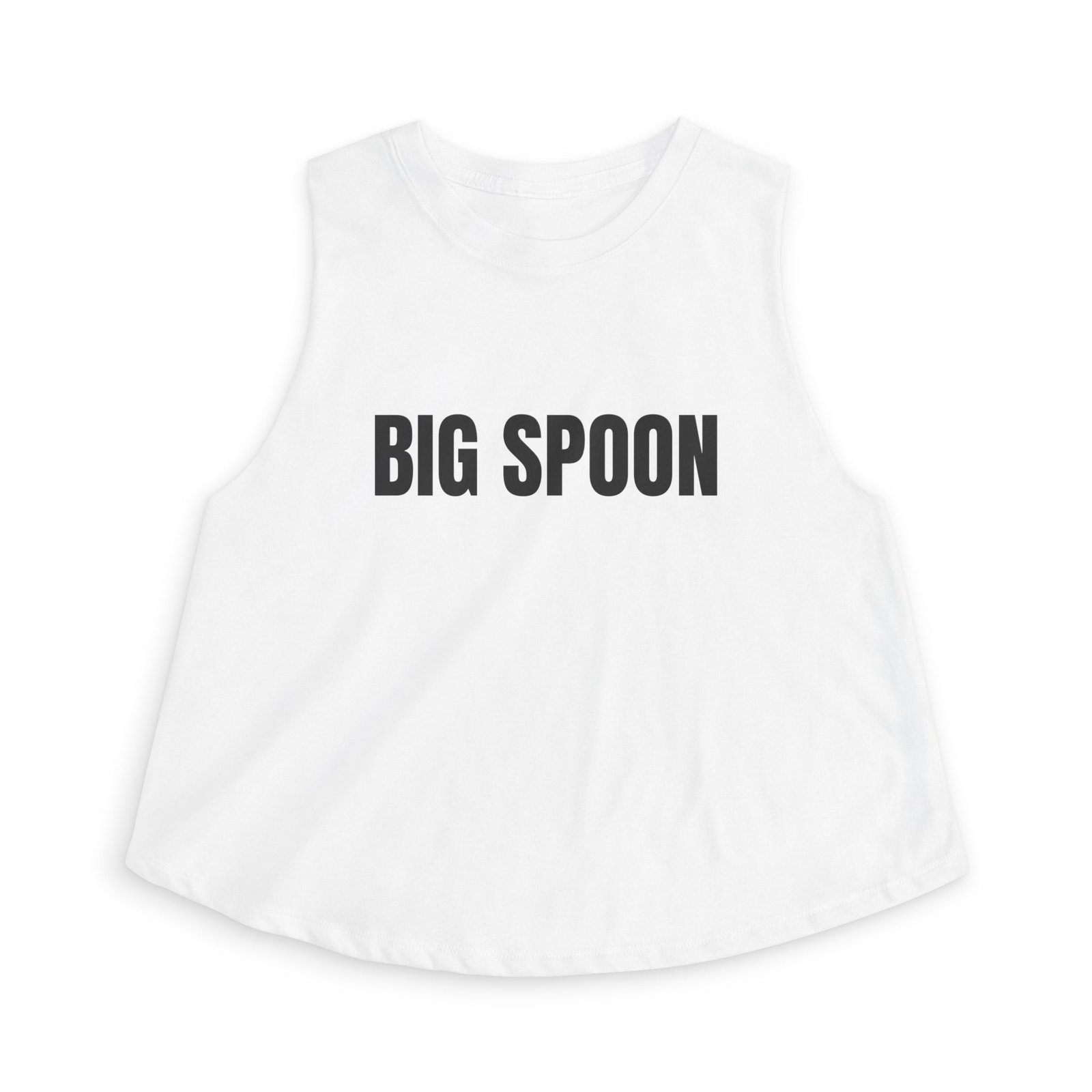 Big Spoon Funny Women's Crop Top