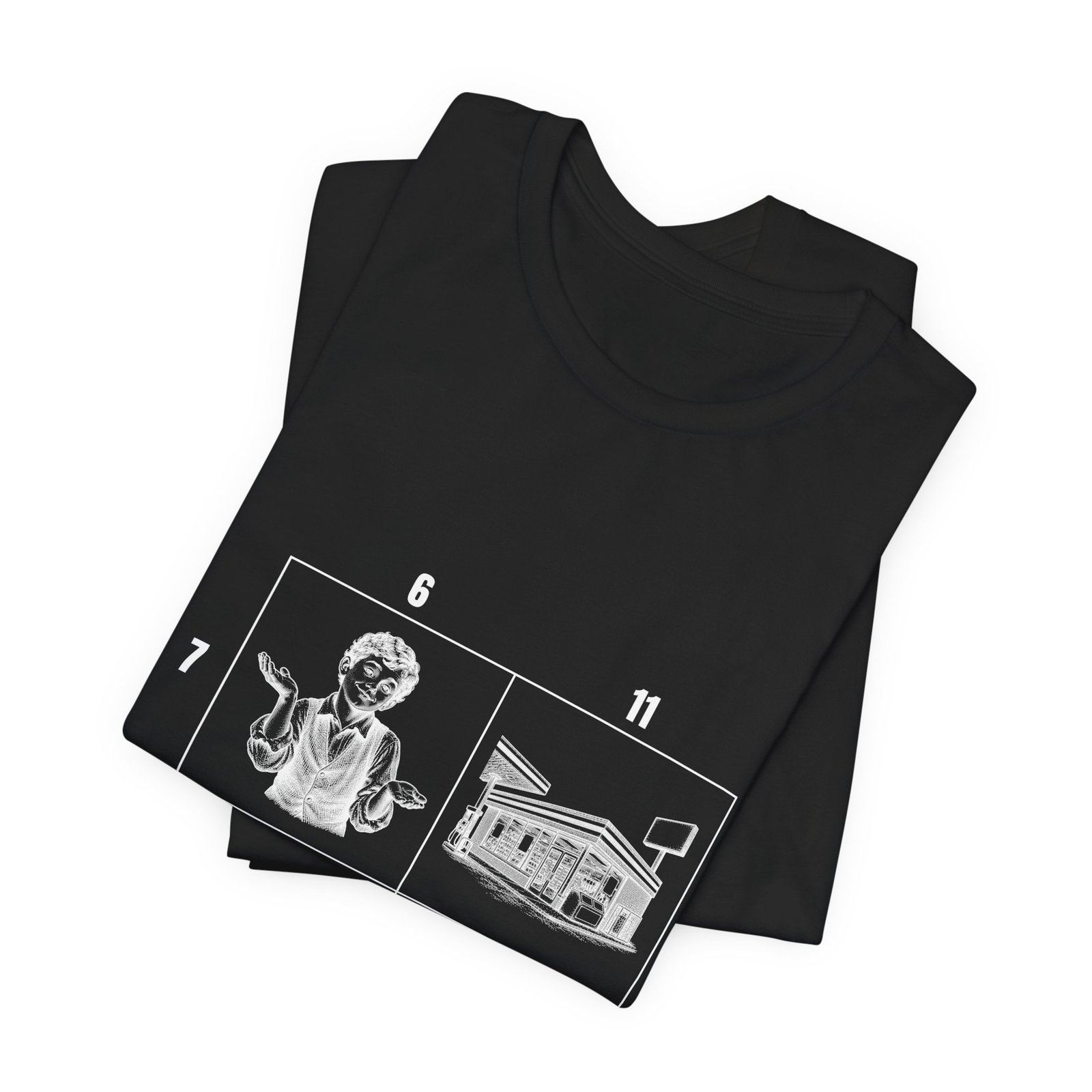 The Number Grid Funny Graphic T-Shirt - Image 7