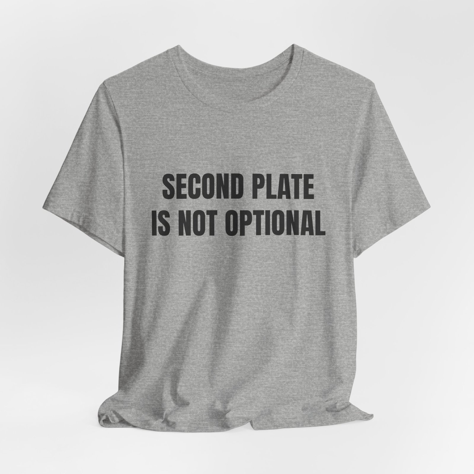 Second Plate Is Not Optional Funny Thanksgiving Graphic T-Shirt - Image 12