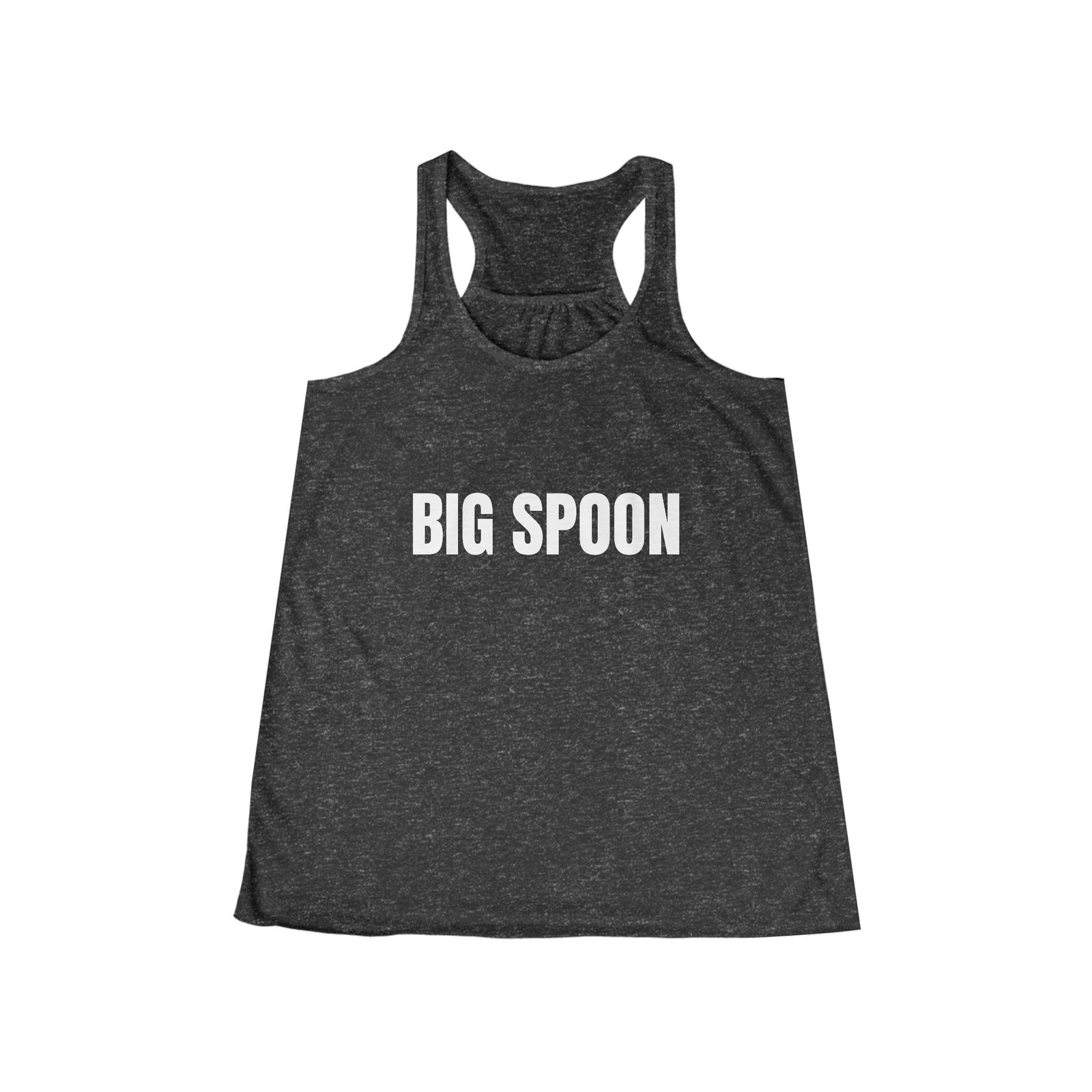 Big Spoon Funny Women's Flowy Racerback Tank - Image 7