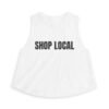 Shop Local Funny Women's Crop Top