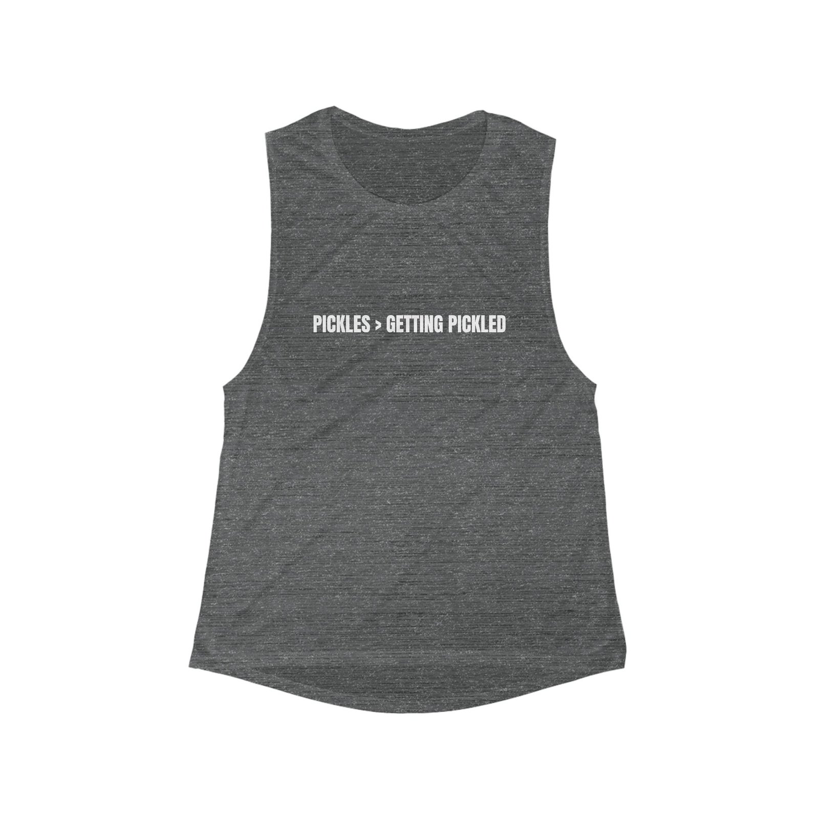 Pickles > Getting Pickled Funny Women's Flowy Muscle Tank - Image 3