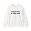 Takeout Got Pricey, So I Learned To Cook Funny Crewneck Sweatshirt