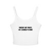 Takeout Got Pricey, So I Learned To Cook Funny Women's Spaghetti Strap Tank