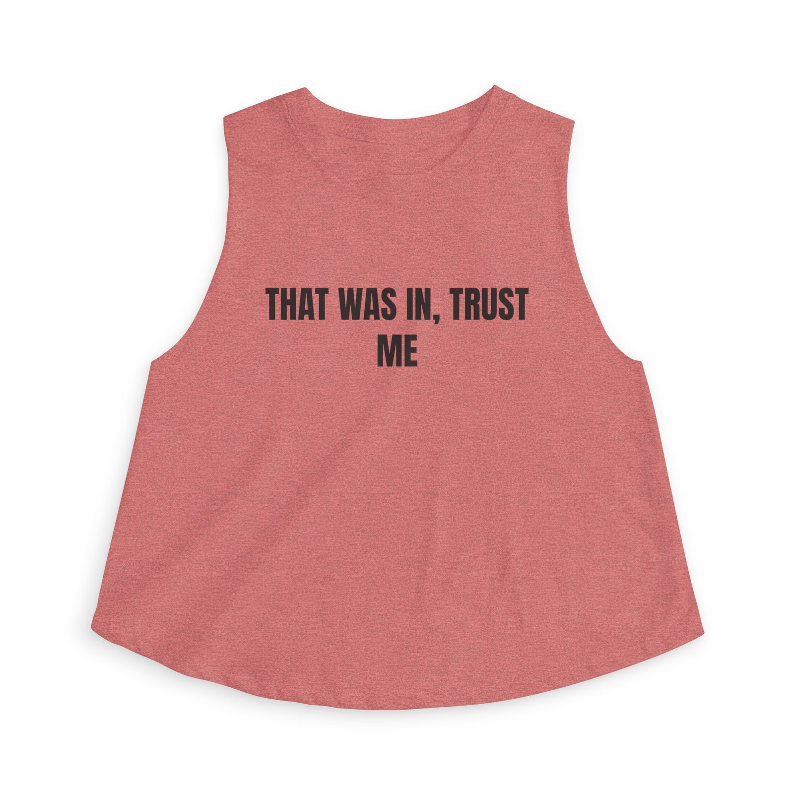 That Was In, Trust Me Funny Women's Crop Top - Image 5