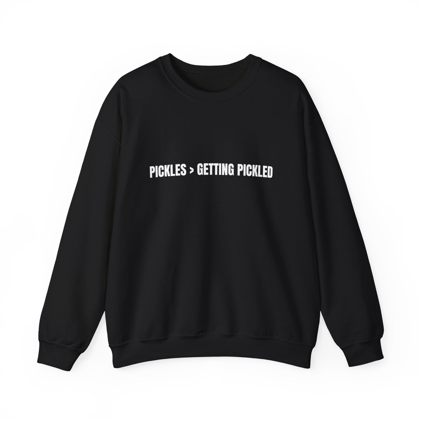 Pickles > Getting Pickled Funny Crewneck Sweatshirt - Image 5