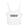 Slow Walkers Are My Villain Origin Story Funny Women's Spaghetti Strap Tank