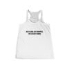 New Slang Just Dropped, I'm Already Behind Funny Women's Flowy Racerback Tank