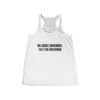 No-Shave November, Yes-Itch December Funny Women's Flowy Racerback Tank