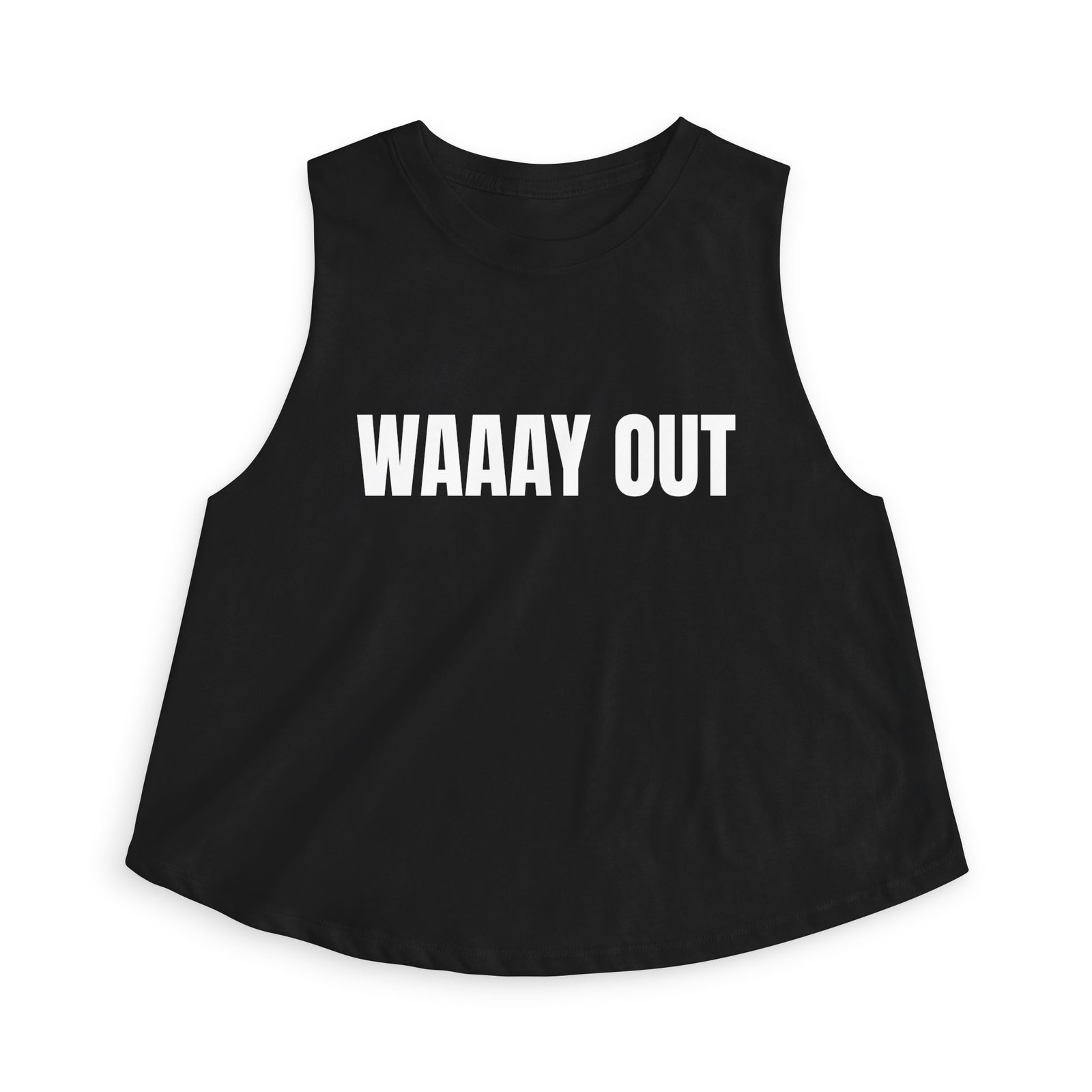 WAAAY OUT Funny Women's Crop Top - Image 9