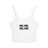 Dink, Dink, Dink, Bang Funny Women's Spaghetti Strap Tank